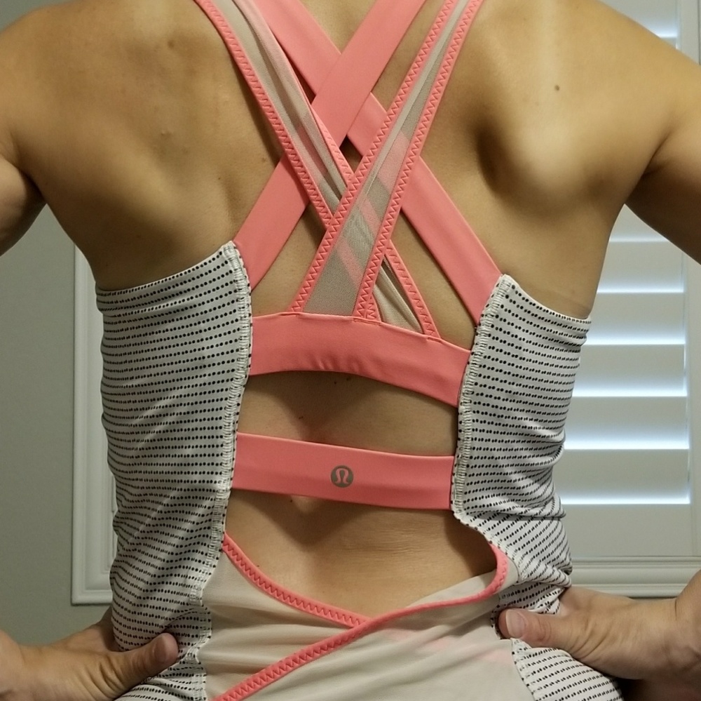 Lululemon mesh overlay tank